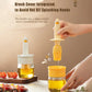 Oil Dispenser Bottle With Silicone Basting Brush 2 In 1  (1 Set)