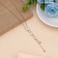 White Color Butterfly Design Stainless Steel Anti Tarnish Necklace Crafted For Graceful Styling