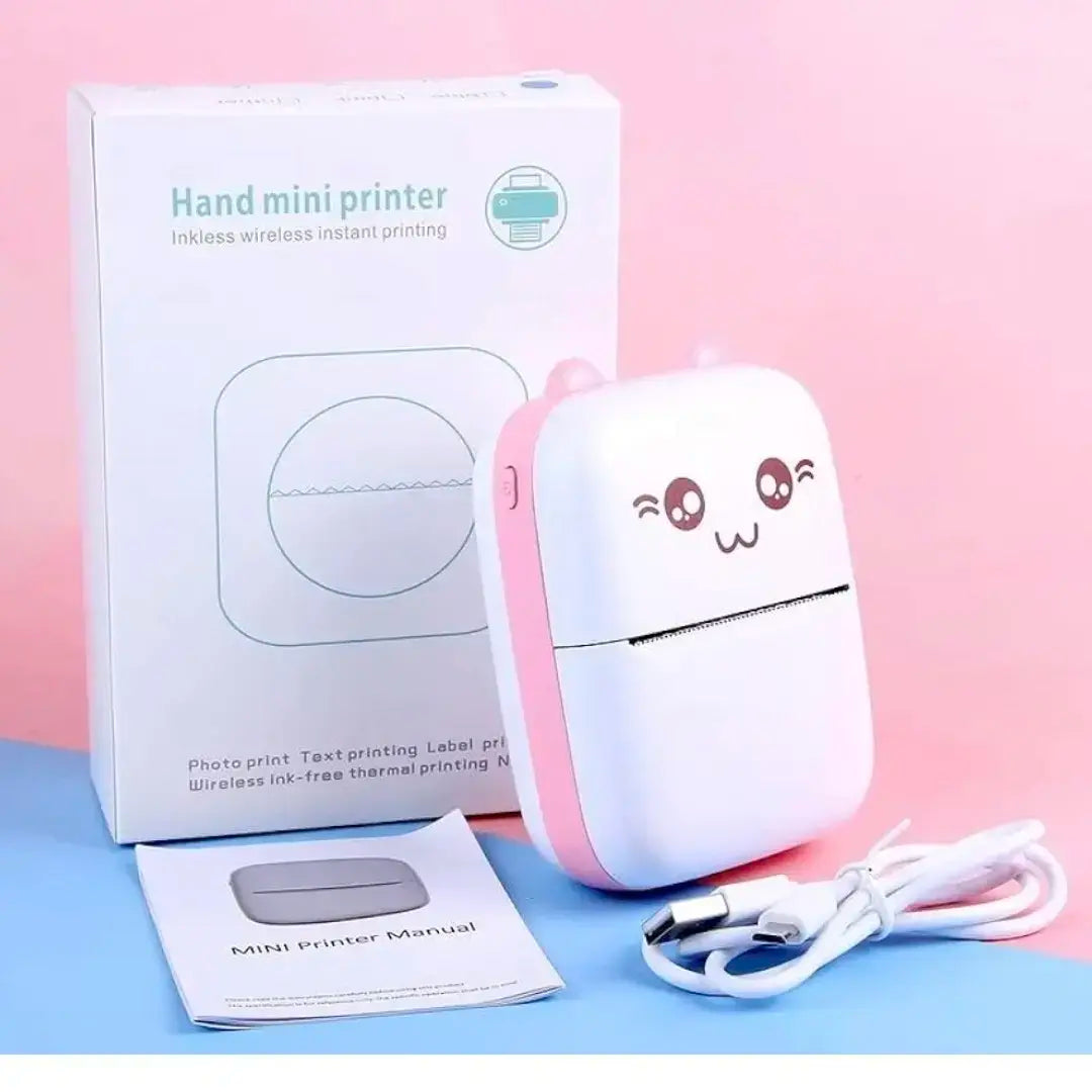 Pocket Mini Printer Mobile Phone Bluetooth Connection Wireless Mini Thermal Printer