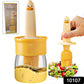 Oil Dispenser Bottle With Silicone Basting Brush 2 In 1  (1 Set)