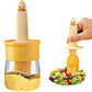 Oil Dispenser Bottle With Silicone Basting Brush 2 In 1  (1 Set)